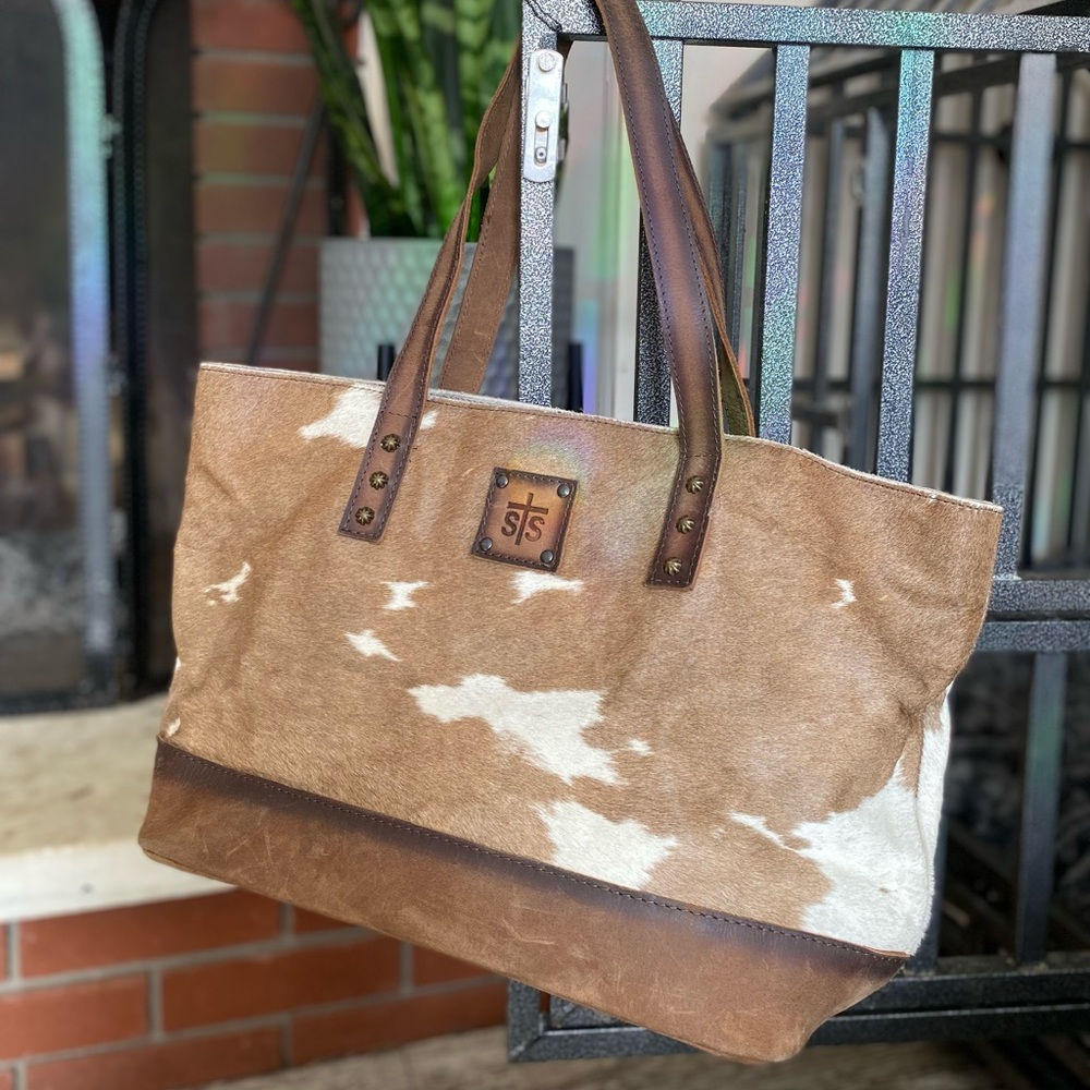Sts ranchwear cowhide leather handbag